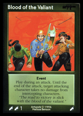 Blood of the Valiant Blood of the Valiant