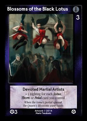 Blossoms of the Black Lotus