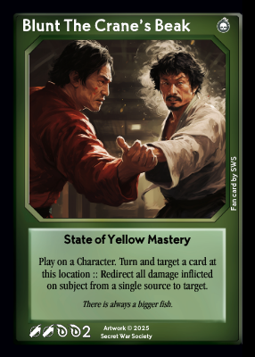 Blunt The Crane's Beak