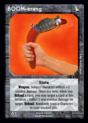 BOOM-erang BOOM-erang