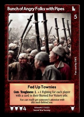 Bunch of Angry Folks with Pipes Bunch of Angry Folks with Pipes