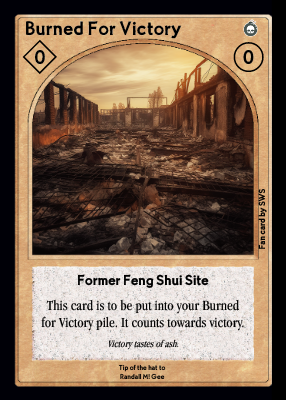 Burned For Victory Burned For Victory