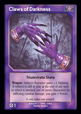 Claws of Darkness Claws of Darkness