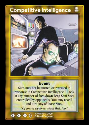 Competitive Intelligence Competitive Intelligence