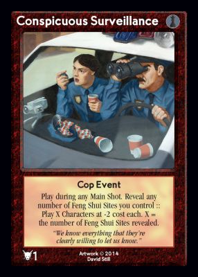 Conspicuous Surveillance