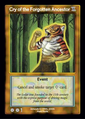 Cry of the Forgotten Ancestor Cry of the Forgotten Ancestor