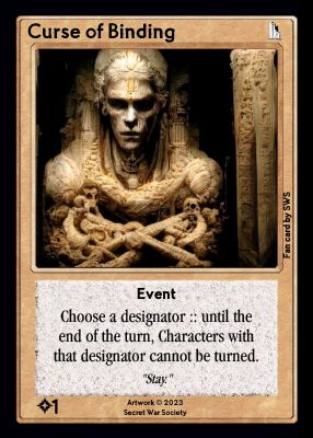 Curse of Binding Curse of Binding