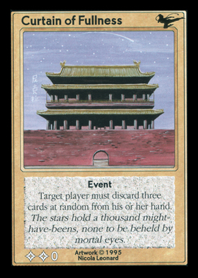 Curtain of Fullness Curtain of Fullness