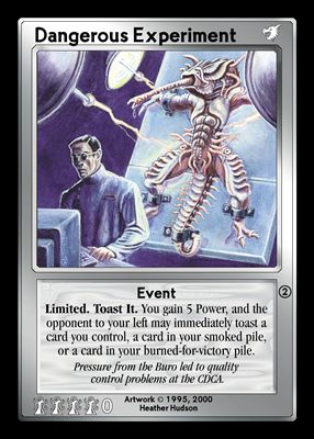 Dangerous Experiment Dangerous Experiment