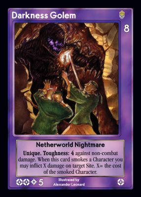 Darkness Golem Darkness Golem