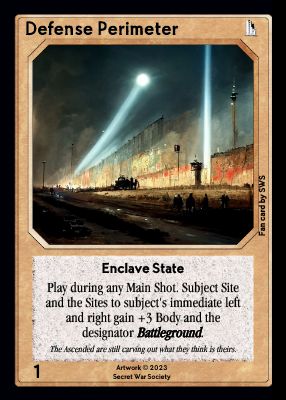 Defense Perimeter Defense Perimeter