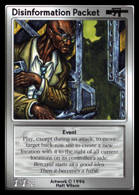 Disinformation Packet Disinformation Packet
