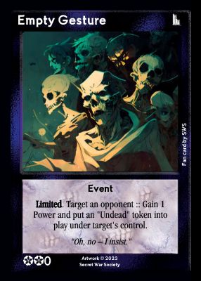 Empty Gesture Empty Gesture