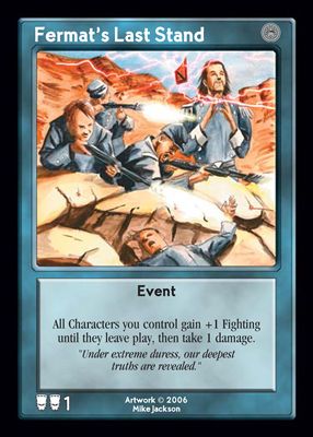 Fermat's Last Stand Fermat's Last Stand