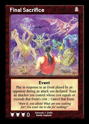 Final Sacrifice Final Sacrifice