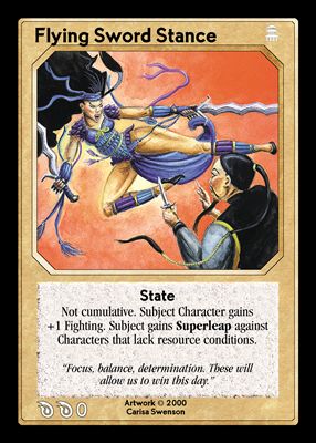 Flying Sword Stance Flying Sword Stance