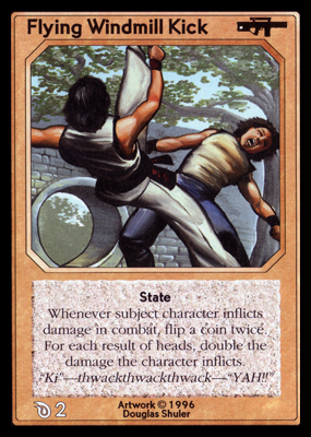 Flying Windmill Kick