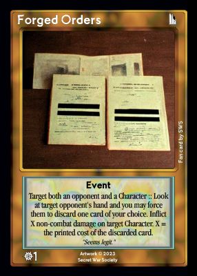 Forged Orders Forged Orders