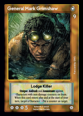 General Mark Grimshaw General Mark Grimshaw