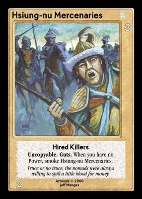 Hsiung-nu Mercenaries Hsiung-nu Mercenaries