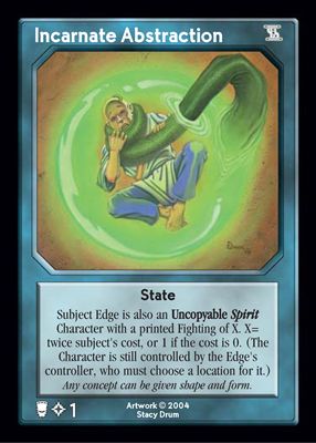 Incarnate Abstraction Incarnate Abstraction