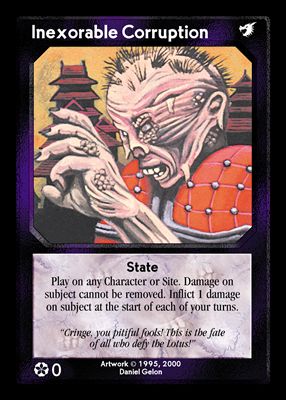 Inexorable Corruption Inexorable Corruption