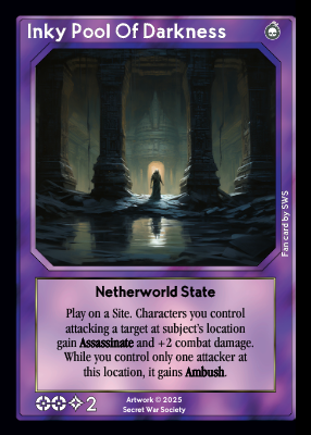 Inky Pool Of Darkness Inky Pool Of Darkness