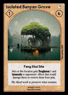 Isolated Banyan Grove Isolated Banyan Grove