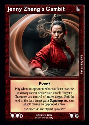 Jenny Zheng's Gambit Jenny Zheng's Gambit