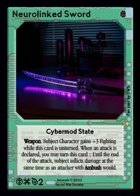 Neurolinked Sword Neurolinked Sword