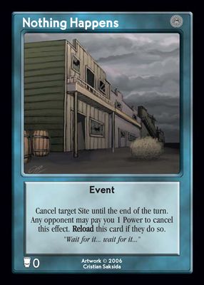 Nothing Happens Nothing Happens