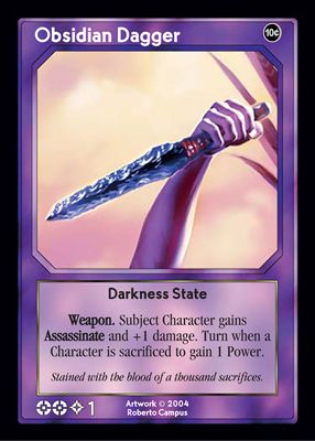 Obsidian Dagger Obsidian Dagger