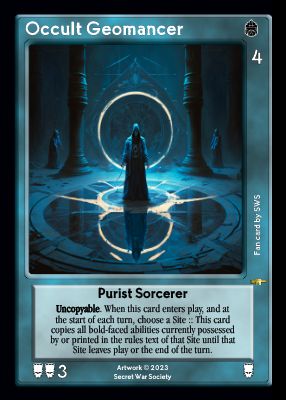 Occult Geomancer Occult Geomancer