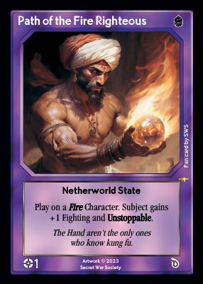 Path of the Fire Righteous Path of the Fire Righteous