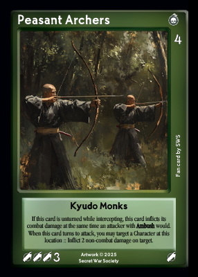 Peasant Archers Peasant Archers