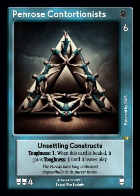 Penrose Contortionists Penrose Contortionists