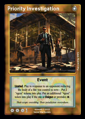 Priority Investigation Priority Investigation