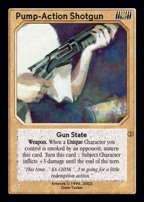 Pump-Action Shotgun Pump-Action Shotgun