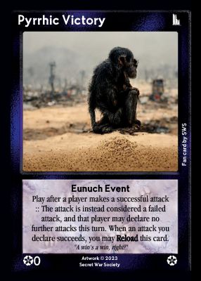 Pyrrhic Victory Pyrrhic Victory