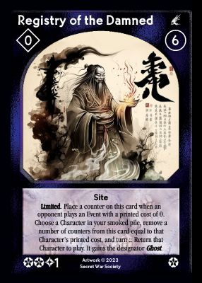 Registry of the Damned Registry of the Damned