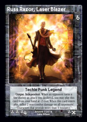 Russ Razor, Laser Blazer