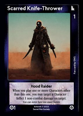 Scarred Knife-Thrower Scarred Knife-Thrower