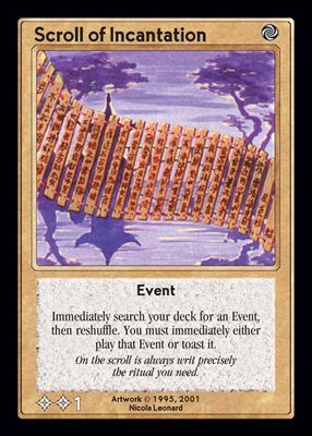 Scroll of Incantation Scroll of Incantation