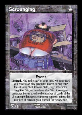 Scrounging Scrounging