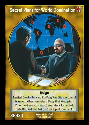 Secret Plans for World Domination