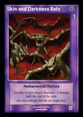 Skin and Darkness Bats