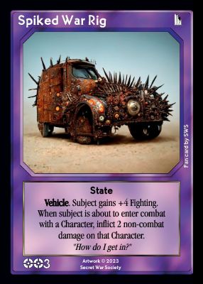 Spiked War Rig Spiked War Rig