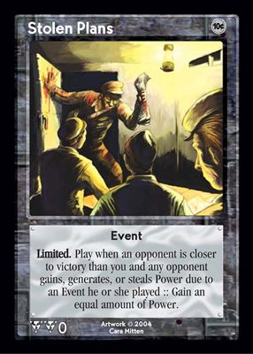 Stolen Plans Stolen Plans