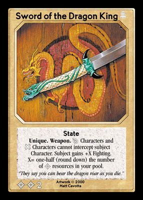 Sword of the Dragon King Sword of the Dragon King