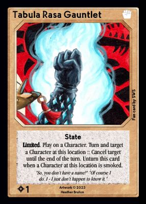 Tabula Rasa Gauntlet Tabula Rasa Gauntlet